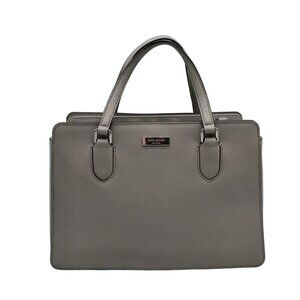 Kate Spade Gray Saffiano Leather Laurel Way Reese Satchel Bag